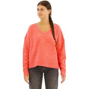 Superdry W6110578a V Neck Sweater Coral Red Twist M Women Superdry W6110578a V Neck Sweater Coral Red Twist M Women