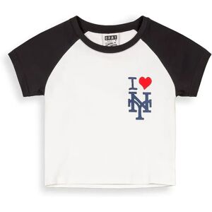 Grimey Raglan Fitted Short Sleeve T-shirt Off White S Women Grimey Raglan Fitted Short Sleeve T-shirt Off White S Women