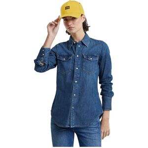 G-star Western Slim Fit Long Sleeve Shirt Worn In Windward XS Women G-star Western Slim Fit Long Sleeve Shirt Worn In Windward XS Women