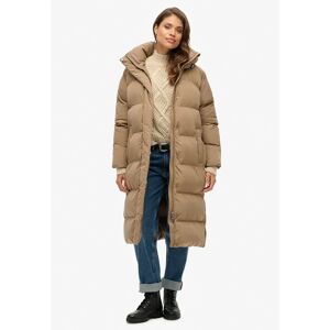 Superdry Longline Ed Jacket Fossil Brown XL Women Superdry Longline Ed Jacket Fossil Brown XL Women