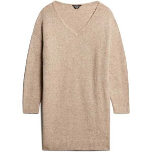 Superdry W8011762a Long Sleeve Short Dress Light Beige Twist XL Women Superdry W8011762a Long Sleeve Short Dress Light Beige Twist XL Women
