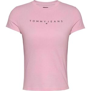 Tommy Jeans Linear Short Sleeve T-shirt Pink Sugar L Women Tommy Jeans Linear Short Sleeve T-shirt Pink Sugar L Women