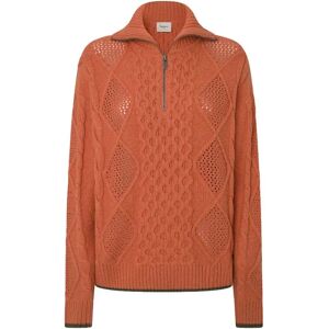 Pepe Jeans Hada Half Zip Sweater Sunset Orange XS Women Pepe Jeans Hada Half Zip Sweater Sunset Orange XS Women