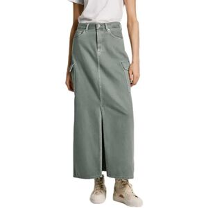 Pepe Jeans Pl901143 Long Skirt Washed Green L Women Pepe Jeans Pl901143 Long Skirt Washed Green L Women