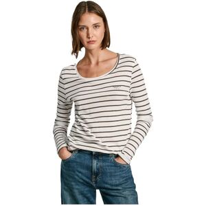 Pepe Jeans Finna Long Sleeve T-shirt Mousse White S Women Pepe Jeans Finna Long Sleeve T-shirt Mousse White S Women