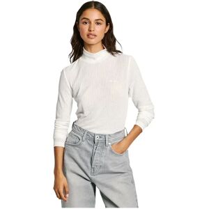 Pepe Jeans Flory Long Sleeve T-shirt Mousse White L Women Pepe Jeans Flory Long Sleeve T-shirt Mousse White L Women