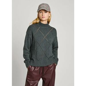 Pepe Jeans Idris Perkins Sweater Dark Grey Marl S Women Pepe Jeans Idris Perkins Sweater Dark Grey Marl S Women