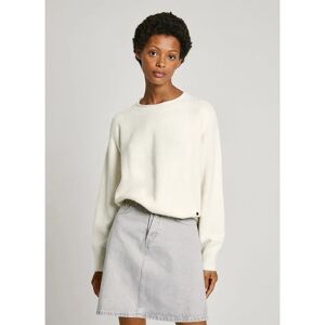 Pepe Jeans Pl702192 Irma Sweater Mousse White XS Women Pepe Jeans Pl702192 Irma Sweater Mousse White XS Women