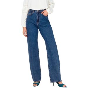 Only Silje Ex Str Wide Dot729 High Waist Jeans Medium Blue Denim 25 Women Only Silje Ex Str Wide Dot729 High Waist Jeans Medium Blue Denim 25 Women