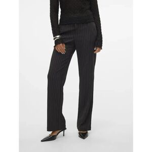 Vero Moda Maya My Straight Print Pants Black / Oatmeal Pinstripe M Women Vero Moda Maya My Straight Print Pants Black / Oatmeal Pinstripe M Women