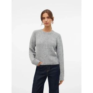 Vero Moda Novah Sweater Medium Grey Melange XS Women Vero Moda Novah Sweater Medium Grey Melange XS Women