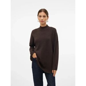 Vero Moda Plaza High Neck Sweater Chocolate Torte / Melange XS Women Vero Moda Plaza High Neck Sweater Chocolate Torte / Melange XS Women