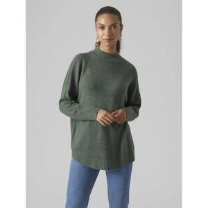 Vero Moda Plaza High Neck Sweater Dark Forest / Melange S Women Vero Moda Plaza High Neck Sweater Dark Forest / Melange S Women