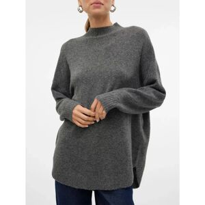 Vero Moda Plaza High Neck Sweater Medium Grey Melange XS Women Vero Moda Plaza High Neck Sweater Medium Grey Melange XS Women