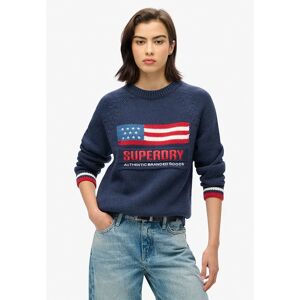 Superdry Americana Sweater Eclipse Navy XS Women Superdry Americana Sweater Eclipse Navy XS Women