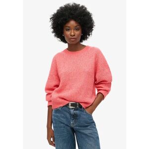 Superdry Brushed Sweater Coral Red Twist M Women Superdry Brushed Sweater Coral Red Twist M Women