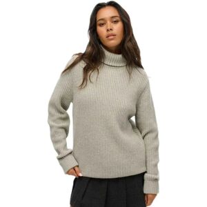 Superdry Merchant Textured High Neck Sweater Light Grey Twist L Women Superdry Merchant Textured High Neck Sweater Light Grey Twist L Women