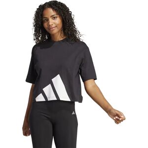 adidas Essentials Big Logo Boyfriend Short Sleeve T-shirt Black / White XS Women adidas Essentials Big Logo Boyfriend Short Sleeve T-shirt Black / White XS Women