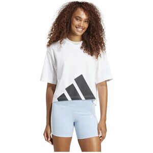 adidas Essentials Big Logo Boyfriend Short Sleeve T-shirt White / Black XS Women adidas Essentials Big Logo Boyfriend Short Sleeve T-shirt White / Black XS Women
