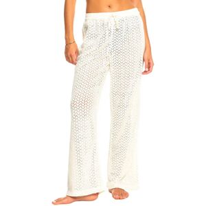 Roxy Mood Moving Coverup Pants Egret XL Women Roxy Mood Moving Coverup Pants Egret XL Women