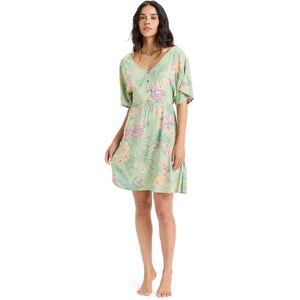 Roxy Season Of Sun Short Dress Foam Green Coastal Breeze XS Women Roxy Season Of Sun Short Dress Foam Green Coastal Breeze XS Women