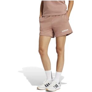 adidas Essentials Linear French Terry Shorts Warm Clay / White L Women adidas Essentials Linear French Terry Shorts Warm Clay / White L Women