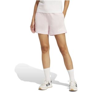 adidas Essentials Linear French Terry Shorts Clear Pink / White S Women adidas Essentials Linear French Terry Shorts Clear Pink / White S Women