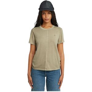 G-star Overdyed Front Seam Short Sleeve T-shirt Light Toggee Gd XS Women G-star Overdyed Front Seam Short Sleeve T-shirt Light Toggee Gd XS Women