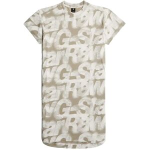 G-star Printed Loose Short Sleeve Dress Light Toggee Sprayed Letters XS Women G-star Printed Loose Short Sleeve Dress Light Toggee Sprayed Letters XS Women