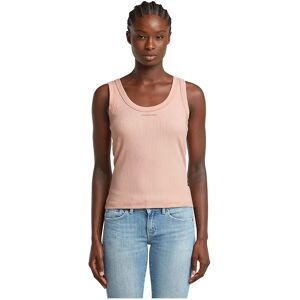 G-star Slim Rib Sleeveless T-shirt Liquid Pink XS Women G-star Slim Rib Sleeveless T-shirt Liquid Pink XS Women