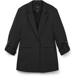 Vero Moda Gloria Slim Blazer Black / Gold Button 36 Women Vero Moda Gloria Slim Blazer Black / Gold Button 36 Women