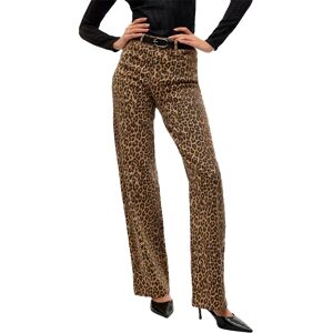 Vero Moda Tessa Wide Stretch High Waist Jeans Silver Mink / Leopard 26 Women Vero Moda Tessa Wide Stretch High Waist Jeans Silver Mink / Leopard 26 Women