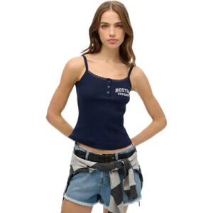 Superdry Ath Ess Graphic Sleeveless T-shirt Richest Navy XS Women Superdry Ath Ess Graphic Sleeveless T-shirt Richest Navy XS Women