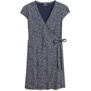 Superdry Athletic Essential Wrap Dress Navy Ditsy XS Women Superdry Athletic Essential Wrap Dress Navy Ditsy XS Women