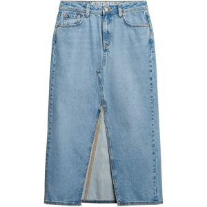 Superdry Denim Split Long Skirt Beach Blue 26 Women Superdry Denim Split Long Skirt Beach Blue 26 Women