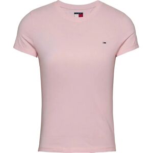 Tommy Jeans Dw0dw20459 Slim Fit Short Sleeve T-shirt Precious Pink XS Women Tommy Jeans Dw0dw20459 Slim Fit Short Sleeve T-shirt Precious Pink XS Women