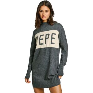 Pepe Jeans Hazelnut Long Sleeve Short Dress Dark Grey Marl M Women Pepe Jeans Hazelnut Long Sleeve Short Dress Dark Grey Marl M Women