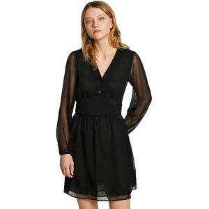 Pepe Jeans Orchid Long Sleeve Short Dress Black L Women Pepe Jeans Orchid Long Sleeve Short Dress Black L Women
