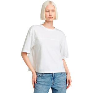 G-star Horizontal Seam Loose Short Sleeve T-shirt White S Women G-star Horizontal Seam Loose Short Sleeve T-shirt White S Women