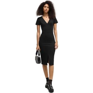 Hugo Boss Kalamara 3 10251608 Short Sleeve Midi Dress Black 32 Women Hugo Boss Kalamara 3 10251608 Short Sleeve Midi Dress Black 32 Women