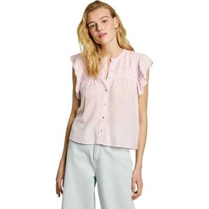 Pepe Jeans Diallo Short Sleeve Shirt Light Pink L Women Pepe Jeans Diallo Short Sleeve Shirt Light Pink L Women