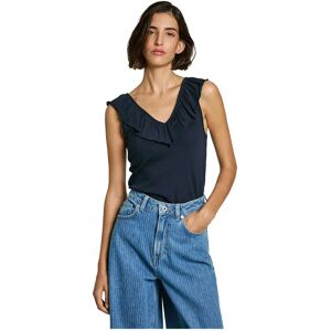 Pepe Jeans Millie Sleeveless T-shirt Dulwich Blue L Women Pepe Jeans Millie Sleeveless T-shirt Dulwich Blue L Women