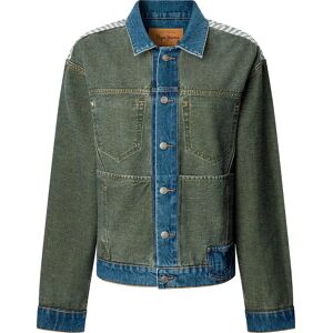 Pepe Jeans W11 Reverse Denim Jacket Denim / 11.5Oz Blue Rigid Denim L Women Pepe Jeans W11 Reverse Denim Jacket Denim / 11.5Oz Blue Rigid Denim L Women