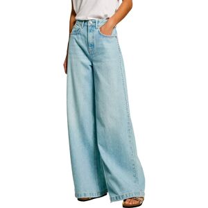 Pepe Jeans Wide Leg Jeans Denim / 13.5 Oz Blue Rigid Denim 28 Women Pepe Jeans Wide Leg Jeans Denim / 13.5 Oz Blue Rigid Denim 28 Women