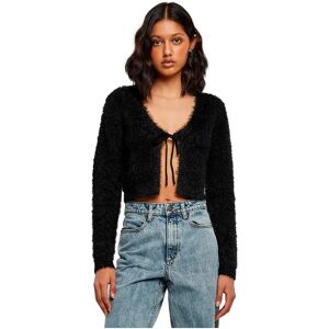 Urban Classics Tied Cropped Feather Cardigan Black 5XL Women Urban Classics Tied Cropped Feather Cardigan Black 5XL Women