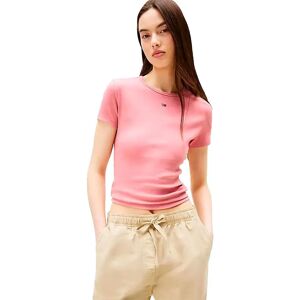 Tommy Jeans Slim Essential Ext Short Sleeve T-shirt Tahiti Berry S Women Tommy Jeans Slim Essential Ext Short Sleeve T-shirt Tahiti Berry S Women