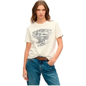 Superdry American Eagle T-shirt Cream M Women Superdry American Eagle T-shirt Cream M Women
