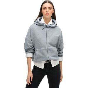 Superdry Essential Logo Half Zip Sweater Blue Fog L Women Superdry Essential Logo Half Zip Sweater Blue Fog L Women
