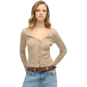 Superdry Essential Long Sleeve T-shirt Cobblestone Grey M Women Superdry Essential Long Sleeve T-shirt Cobblestone Grey M Women