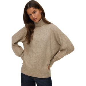 Vero Moda Doffy High Neck Sweater Sepia Tint / Melange M Women Vero Moda Doffy High Neck Sweater Sepia Tint / Melange M Women